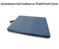 Incontinent Gel Cushion with Fluid-Proof Cover for Maximum Comfort  (2" x 16" x 18")