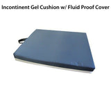 Incontinent Gel Cushion with Fluid-Proof Cover for Maximum Comfort  (2" x 16" x 18")