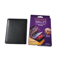 Wonder Wallet - Black RFID Protection for Cards and Cash