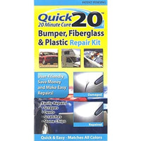 Quick 20 Bumper, Fiberglass & Plastic Repair Kit, Black
