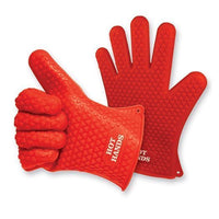 Hot Hands Heat-Resistant Non-Slip Silicone Cooking Gloves - Two Pack