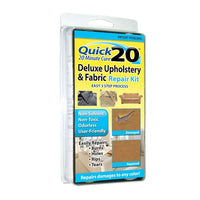 Quick 20 Deluxe Leather, Vinyl & Fabric Repair Kit - No Heat (30-122)