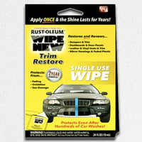 Wipe New Trim Restorer Wipe-On Cloth Applicator, 0.34 fl. oz.