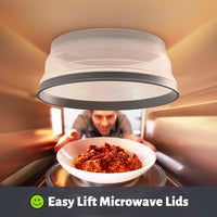 Collapsible Microwave Food Cover