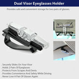 Dual Visor Eyeglasses Holder