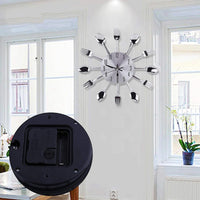 Kole Clock Kitchen Cutlery Wall Clock