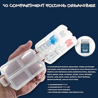 10 Compartment Folding Organizer