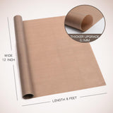 Non-Stick Silicone Baking Mat Roll - Beige (12 in. x 10 ft.)