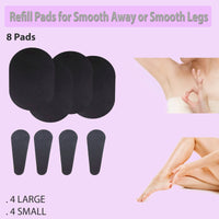 Refill Pads for Smooth Away or Smooth Legs - 8 Pads