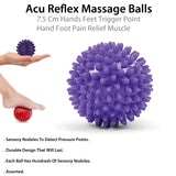 Acu Reflex Massage Balls: 7.5cm for Targeted Hand and Foot Pain Relief