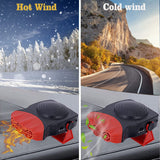 12V Car Heater & Window Defroster - All-in-One Winter Solution