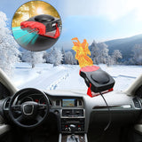 12V Car Heater & Window Defroster - All-in-One Winter Solution