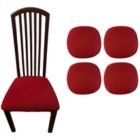 Incredible Covers Washable Chair Cover - Set of 4 (Burgundy)