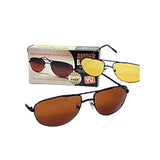 Amber Driver and Night Vision Sunglasses