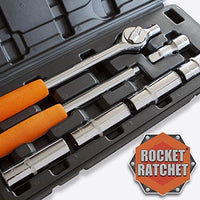 Rocket Ratchet Two-Hand Heavy Duty Socket Wrench Set