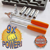 Rocket Ratchet Two-Hand Heavy Duty Socket Wrench Set