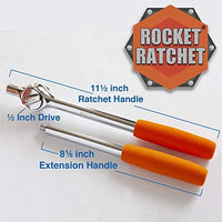 Rocket Ratchet Two-Hand Heavy Duty Socket Wrench Set