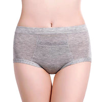 CODE RED Period Panties with Pocket- Grey- Large