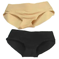 Belvia Comfia Tummy Control Shaping Briefs - Black/Nude 2-Pack (3XL)