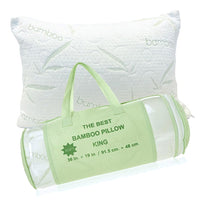 The Best Bamboo Pillow (King-Soft) - 36 in. x 19 in.