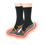 Cozy Toes High-Heat Thermal Winter Socks - Black - Large/X-Large