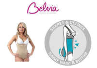 Belvia Shapewear Slimming Bodysuit, Beige (XXX-Large)