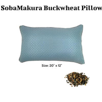 SobaMakura Buckwheat Pillow - The Original SobaMakura Buckwheat Pillow - Blue