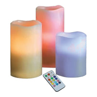 TVTD Flameless LED Remote Control Electronic Plastic Candle