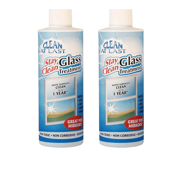 Clean At Last Glass Treatment, 2- 8 oz. bottles