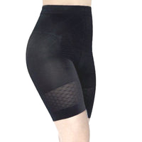 Comfia Shapewear Shorts - Seamless Comfort and Slimming Support (Large, Black)