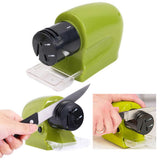 Battery-Powered Cordless Knife Sharpener - Sharp Blades Made Simple!