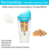 The CrunchCup - A Portable Cereal Cup  -  Blue