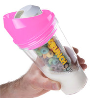 The CrunchCup XL - A Portable Cereal Cup  -  Pink