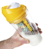 The CrunchCup XL - A Portable Cereal Cup  -  Yellow