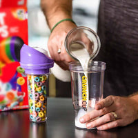 The CrunchCup XL - A Portable Cereal Cup  -  Purple