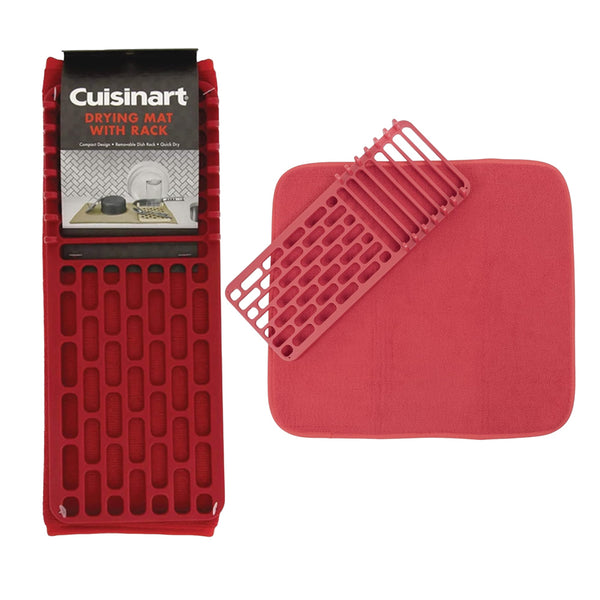 Cuisinart Drying Mat with Rack (Red)