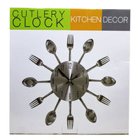 Kole Clock Kitchen Cutlery Wall Clock