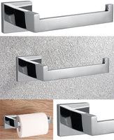 Stainless Steel Wall Mounted Toilet Tissue Paper Holder - Chrome [HD-82496]