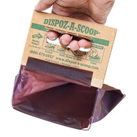 Dispoz-a-Scoop Dog Poop Waste Bag Pet Poo Self-Sealing Odor-Free No Touch Clean Up 50 count