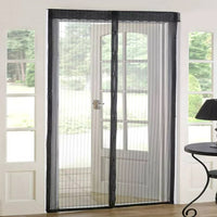 Hands-Free Magnetic Mesh Door – Fits Single, Sliding, and French Doors