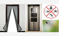 Hands-Free Magnetic Mesh Door – Fits Single, Sliding, and French Doors