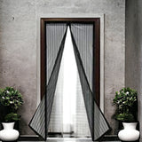 Hands-Free Magnetic Mesh Door – Fits Single, Sliding, and French Doors