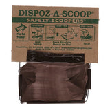 Dispoz-a-Scoop Dog Poop Waste Bag Pet Poo Self-Sealing Odor-Free No Touch Clean Up 12 count