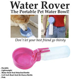 Water Rover Regular 4-Inch Bowl and 15-Ounce Bottle, Pink