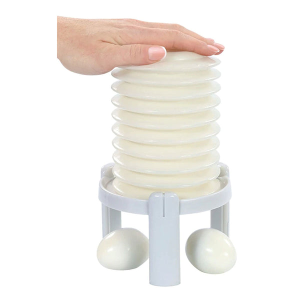 Eggstractor Egg Peeler, White