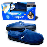 Elite Comfort Pedic Memory Foam Slippers- Large (M 9-10 /W 11-12)