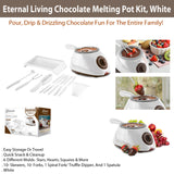 Eternal Living Chocolate Melting Pot Kit, White