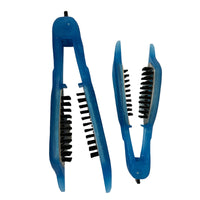 Euro-V Styling Brush Professional Hair Straightener & Detangler Brush