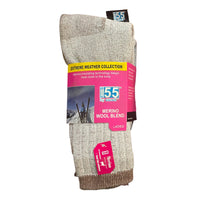 Extreme Weather Thermal Insulating Wool Socks, Assorted Colors - 2 Pack