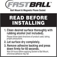 Fastball Deluxe Magnetic Car and Desk Cell Phone Mount